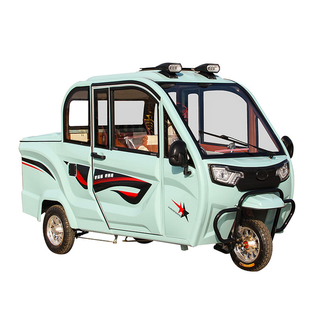 Fully enclosed-electric tricycle